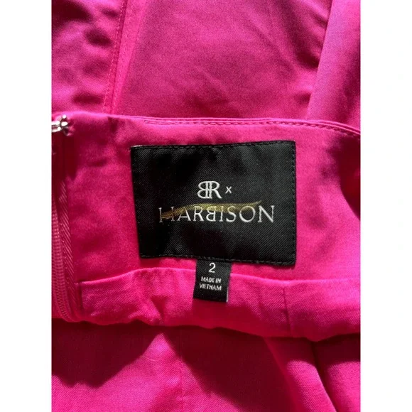 Banana Republic Mini Dress in Pink and Puffed Sleeves - Picture 7 of 8